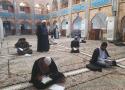 جانبٌ من امتحانات طلبة الحوزة العلمية في المدرسة المهدية الدينية لشهر شعبان المبارك،